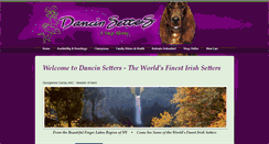 Desktop Screenshot of dancinsetters.com